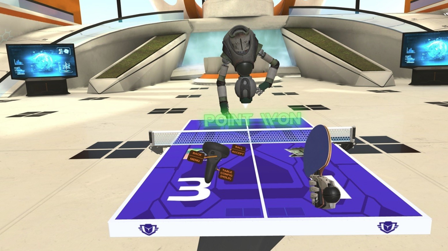 Racket Fury Table Tennis VR Oculus quest le test VRgamerz.fr