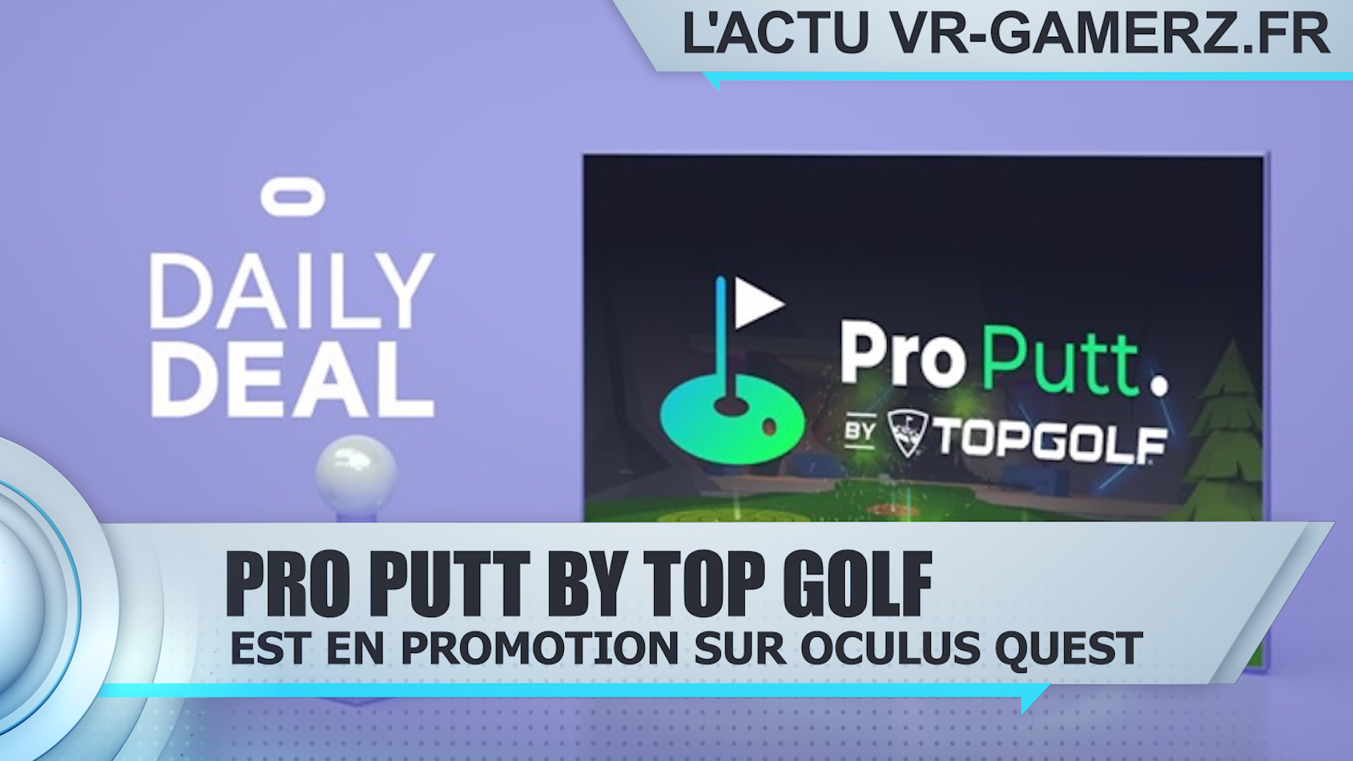 Pro Putt by Topgolf est en promotion sur Oculus quest