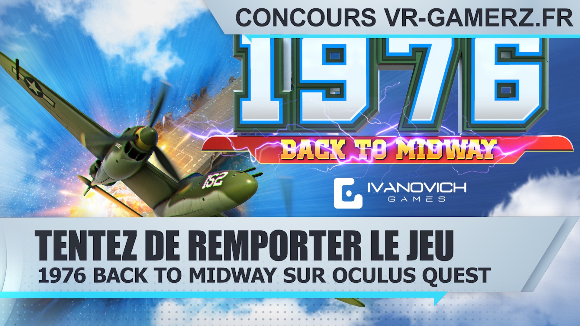 Concours : Tentez de remporter 1976 Back to midway sur Oculus quest !