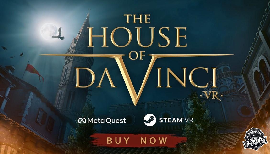 Test The House Of Da Vinci VR sur Meta Quest – Une œuvre d'art revisitée en réalité virtuelle ?