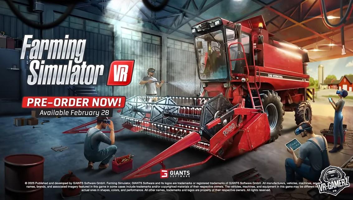 Farming Simulator VR sur Meta Quest : cultivez vos terres en réalité virtuelle dès le 28 février ! 🌾🚜