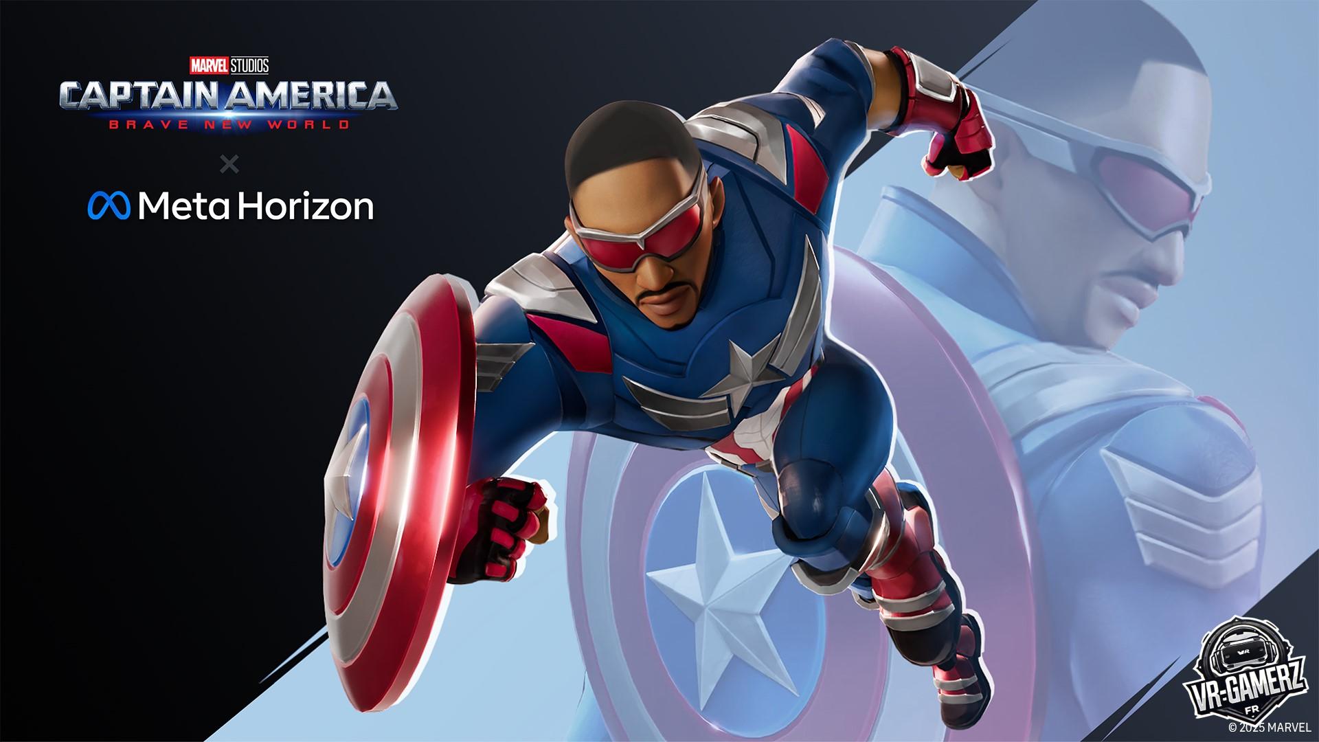 Devenez Captain America dans Meta Horizon avec un avatar exclusif !