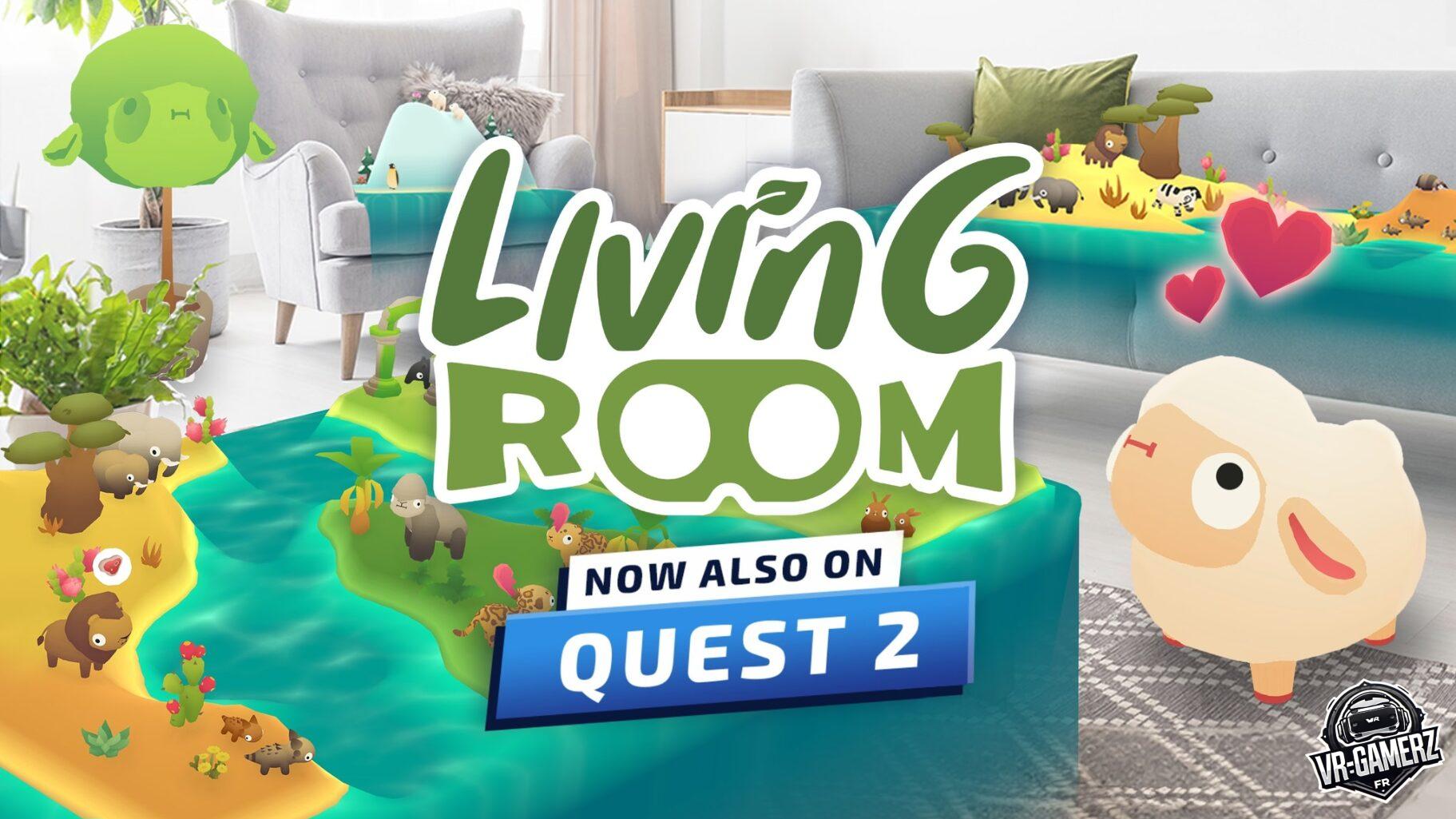 Living Room débarque sur Meta Quest 2 : créez votre île en réalité mixte !