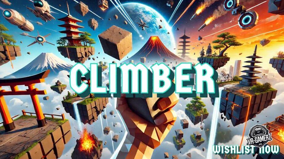 Climber VR arrive sur Meta Quest avec une ascension déjantée !